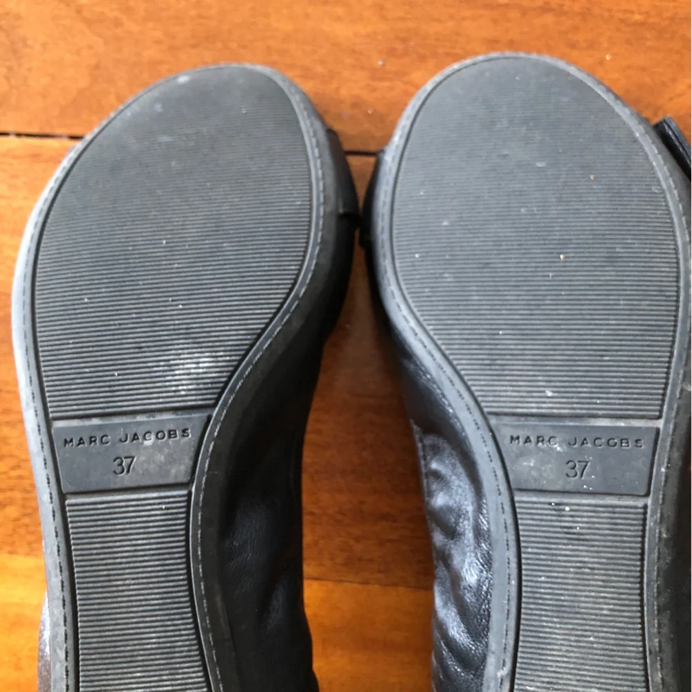 MARC JACOBS leather elasticised ballet flat size 37 - Picture 3 of 4